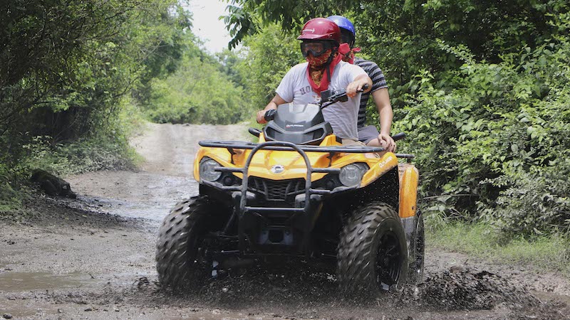 Wild Tours atv jungle Cozumel Mexico