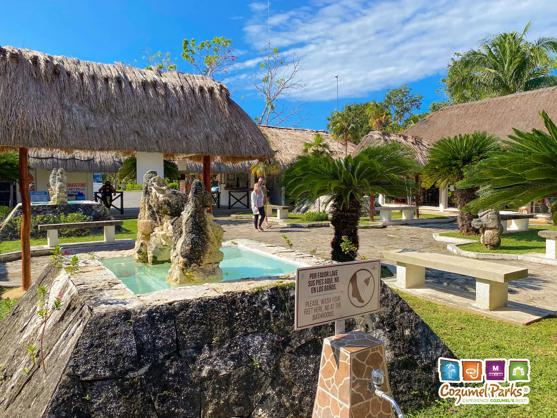 San Gervasio Mayan Ruins, Cozumel, Mexico - Courtyard