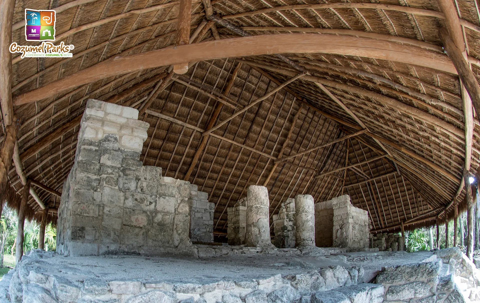 San Gervasio Mayan Ruins, Cozumel, Mexico - Covered Ruin