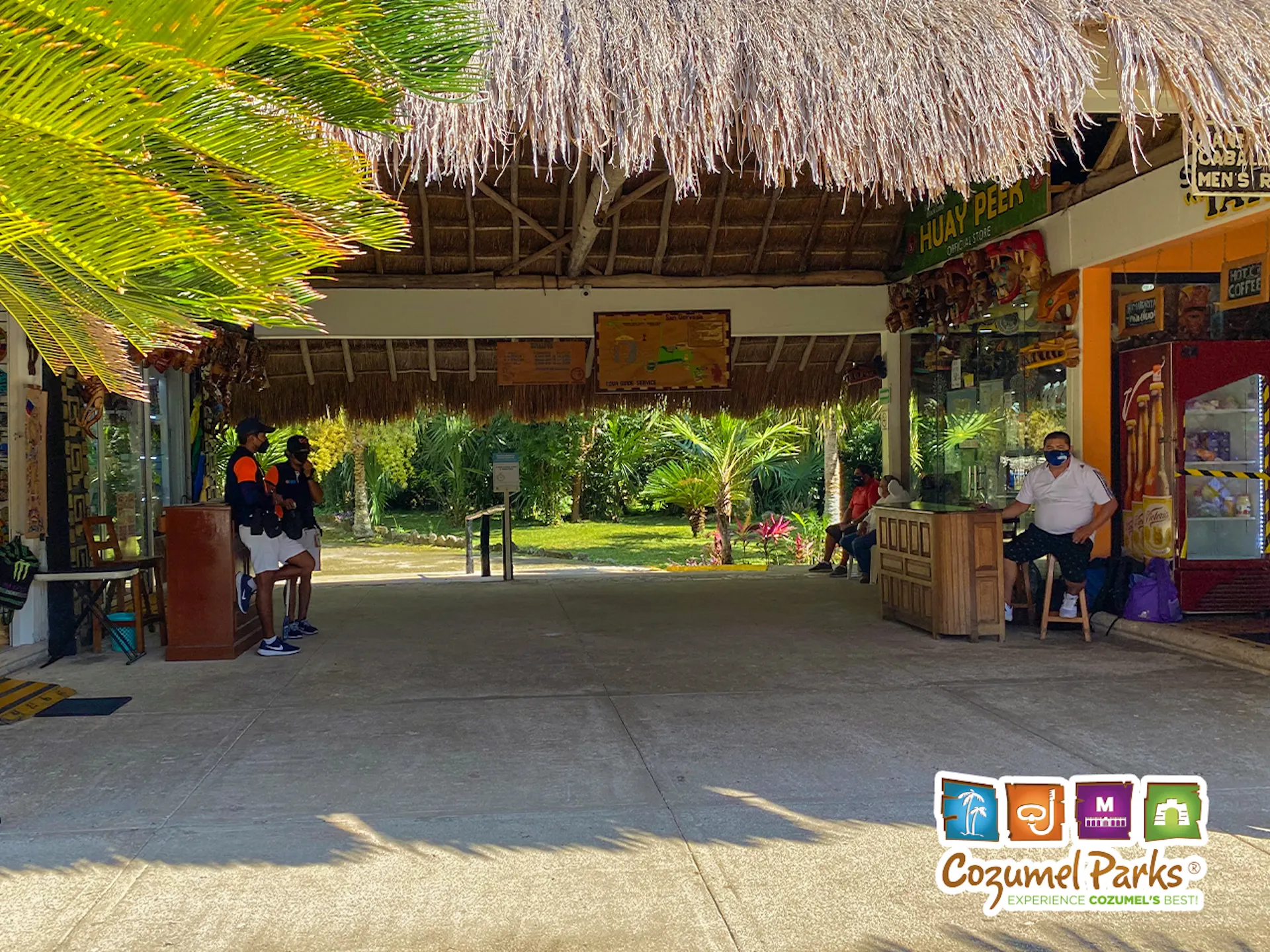 San Gervasio Mayan Ruins, Cozumel, Mexico - Entrance