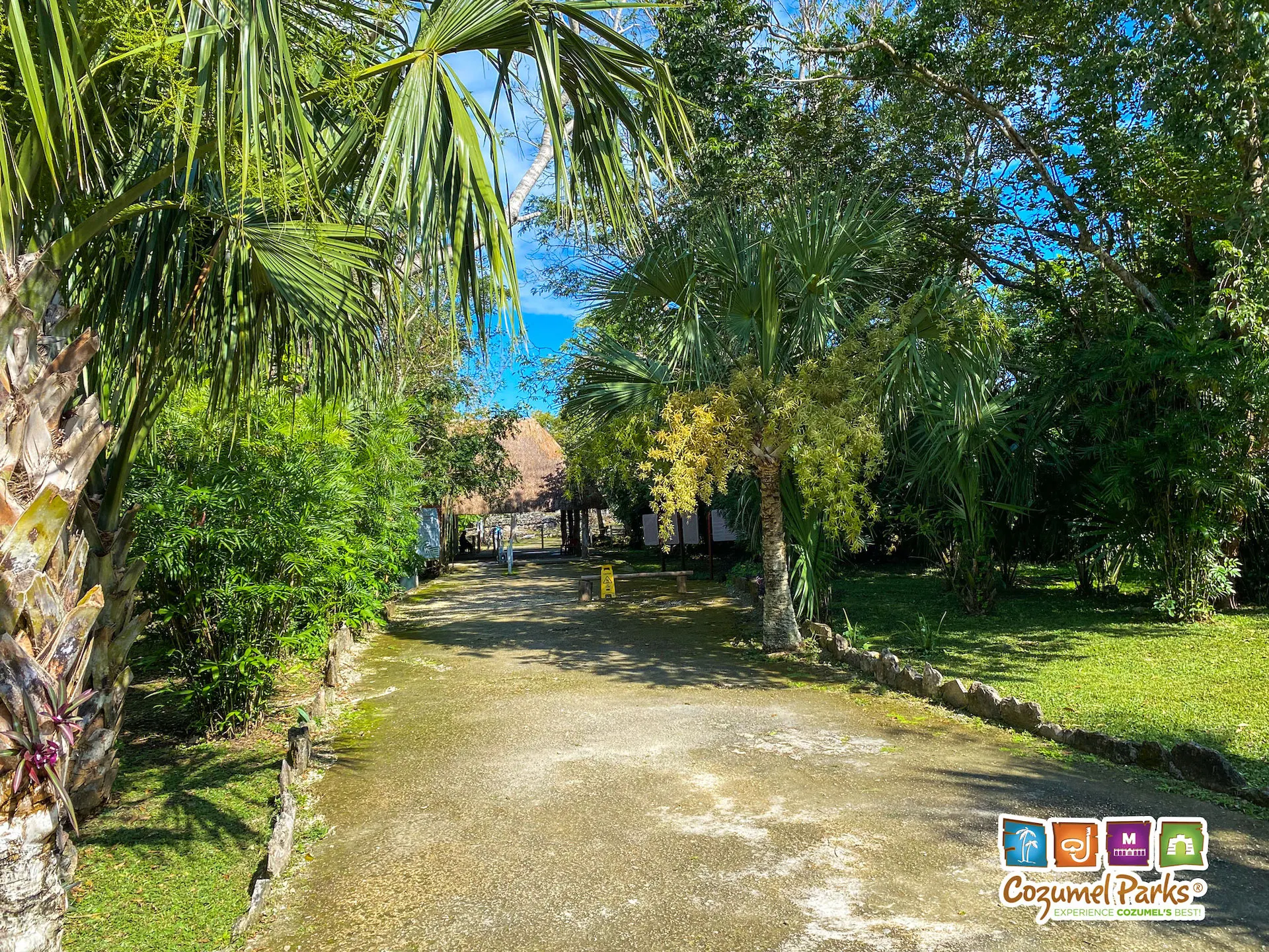 San Gervasio Mayan Ruins, Cozumel, Mexico - Walkway